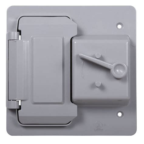 6 x 6 electrical box cover|outside outlet box with cover.